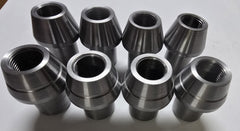 Tube Adapters, 3/4-16 Thread, 1 Inch ID DOM Tubing, Left and Right Handed, 8-Pack